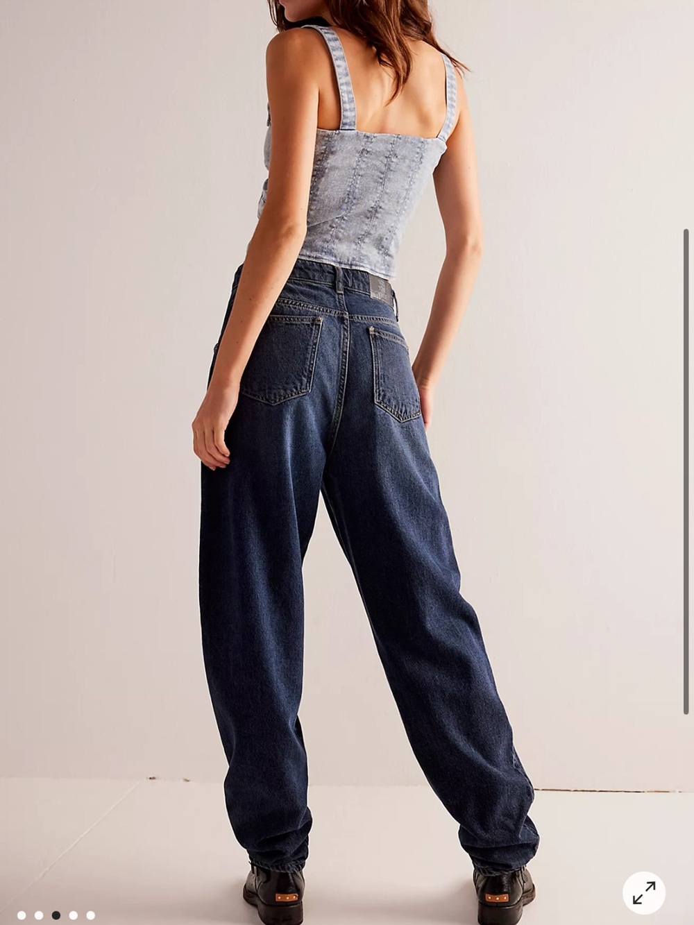 We The Free Agusta High Rise Slim Barrel Jeans Size 32 - Picture 3 of 7
